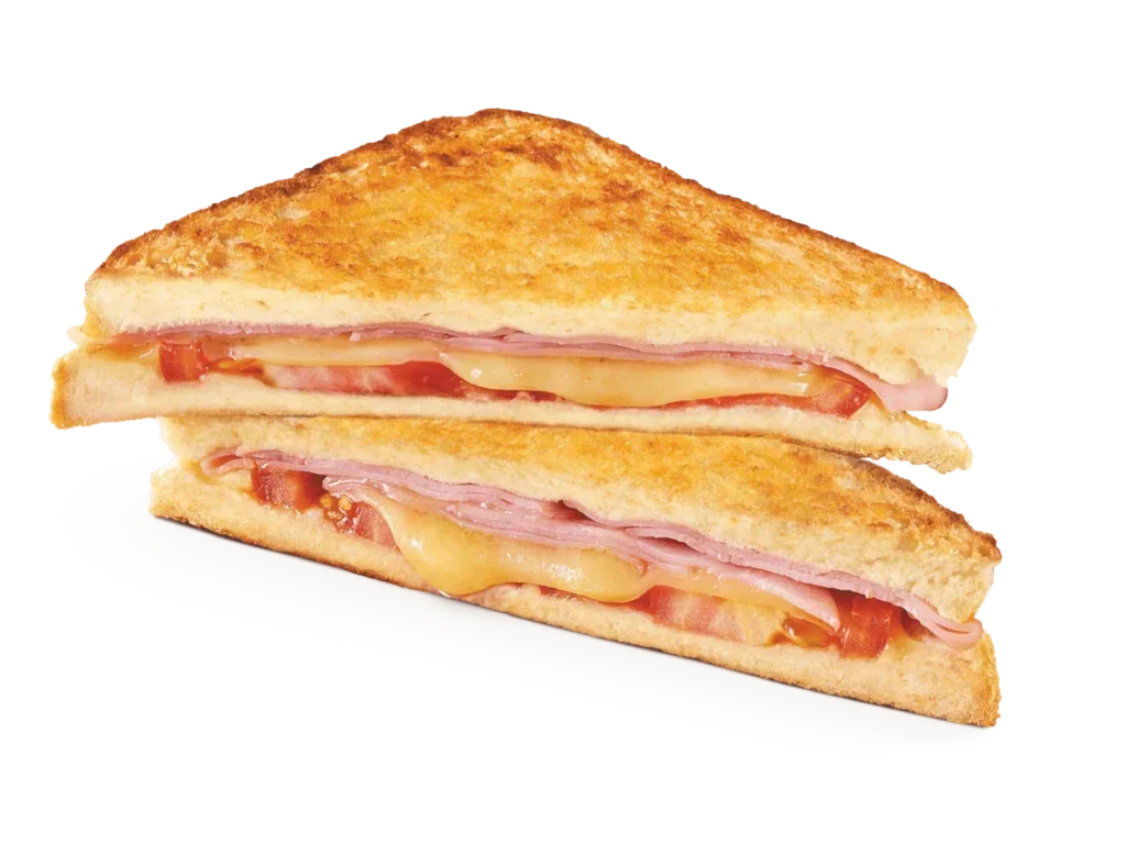 Ham Cheese & Tomato Toastie Ham Cheese & Tomato Toastie
