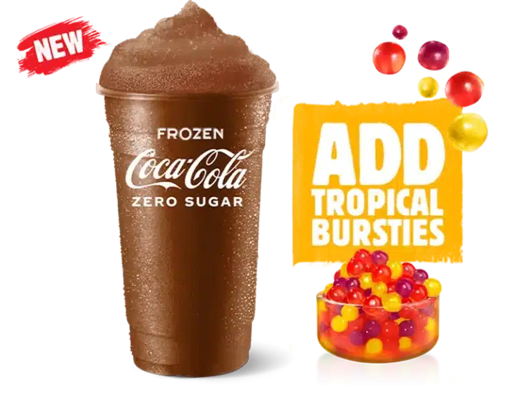 Frozen Coke Zero Sugar Frozen Coke Zero Sugar