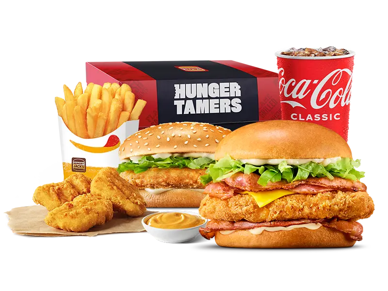Baconator Jack’s Fried Chicken Hunger Tamers Baconator Jack’s Fried Chicken Hunger Tamers
